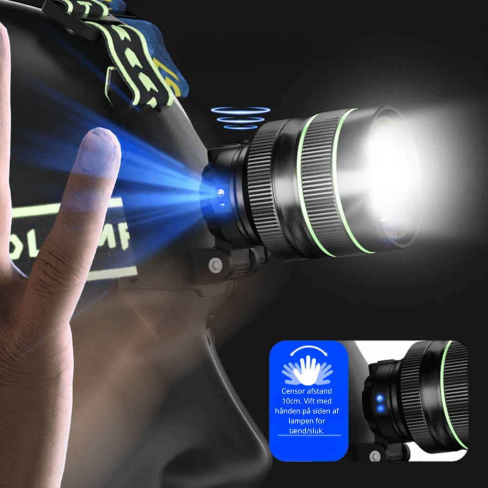 BrightTrail – 10.000 Lumen Zaklamp met verstelbare bundel en powerbank optie