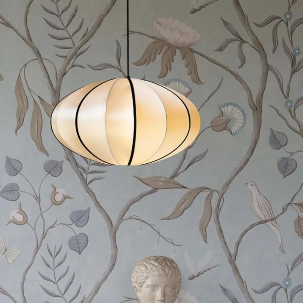 Japandi Zijde Vloerlamp