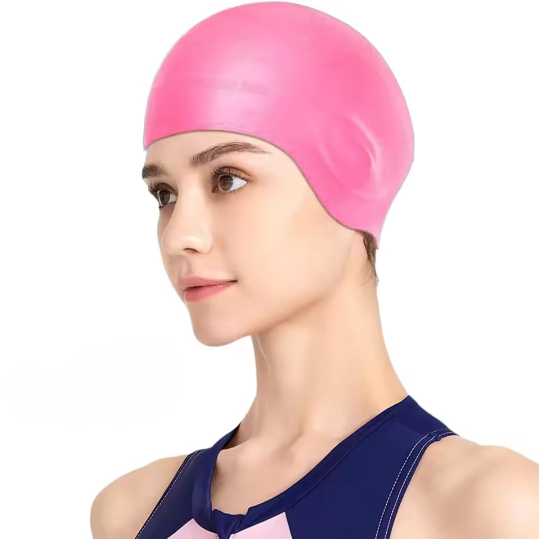 HydroFit – Siliconen Zwemcap met Oorbescherming