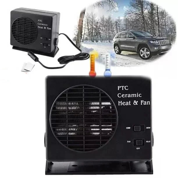 12V Keramische Auto Verwarmingsventilator | 150W-300W | Draagbare Ontdooiers met Automatische Thermostaat
