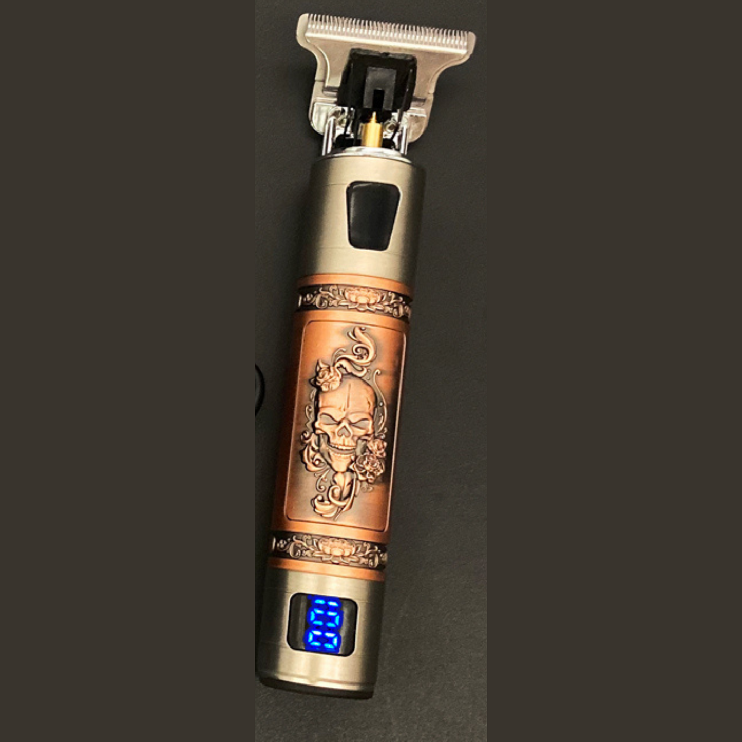 Lunero Skull Vintage Trimmer | De Barber Trend van dit jaar! - Oplaadbaar incl. Opzetstukken