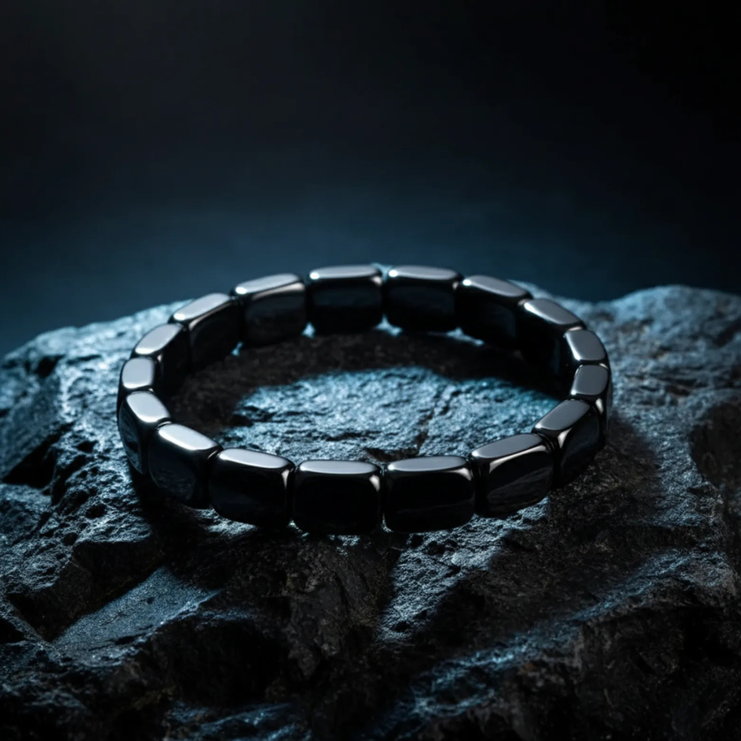 Hematiet Armband voor Mannen – Elegant, Sterk & Stijlvolle Energie