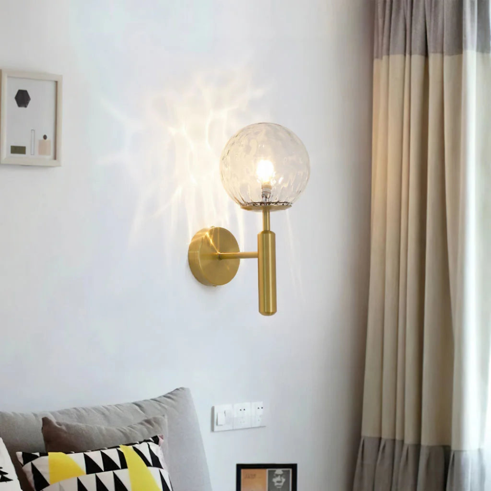 Minimalistische Globe Mystieke Stralende Wandlamp