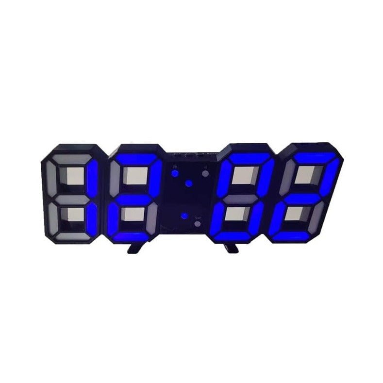 Skanto | Digitale 3D LED Wandklok – Modern Design met Dimmfunctie en Optimale Zichtbaarheid