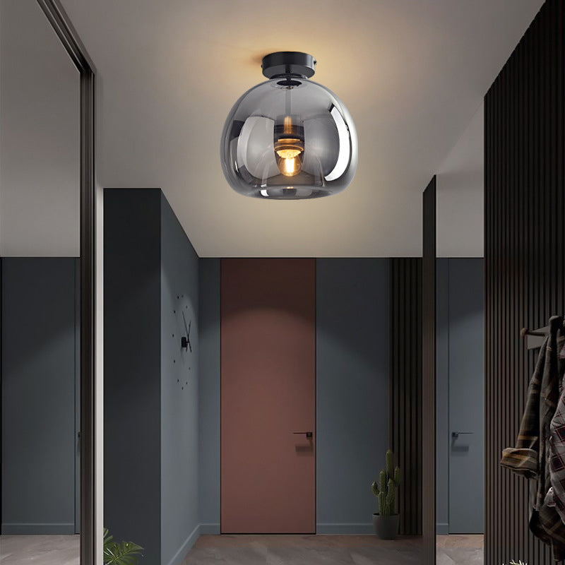 Rhea Glazen Semi-Flush Mount Plafondlamp/Hanglamp