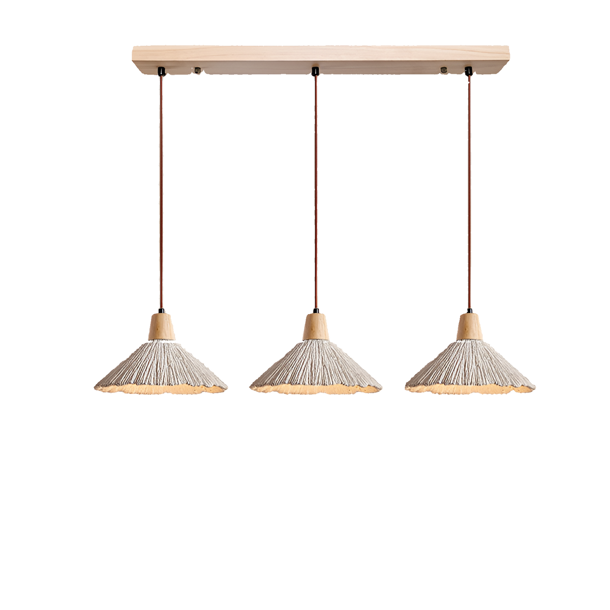 Crème Retro Wabi-Sabi LED Hanglamp