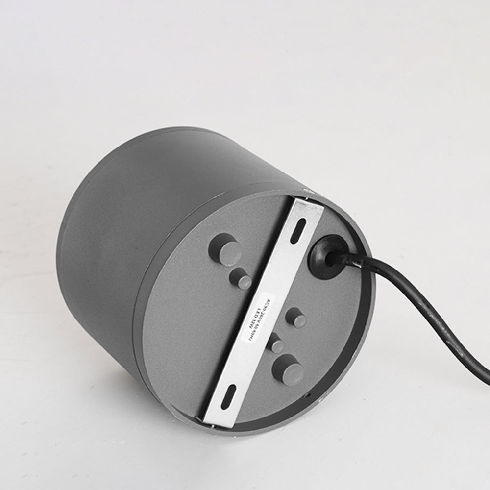 Ray Moderne Zwarte Cilindrische Inbouw Plafondlamp Spot