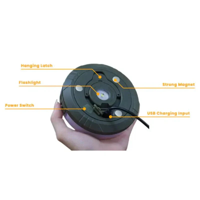 Opvouwbare 4-in-1 Campinglamp