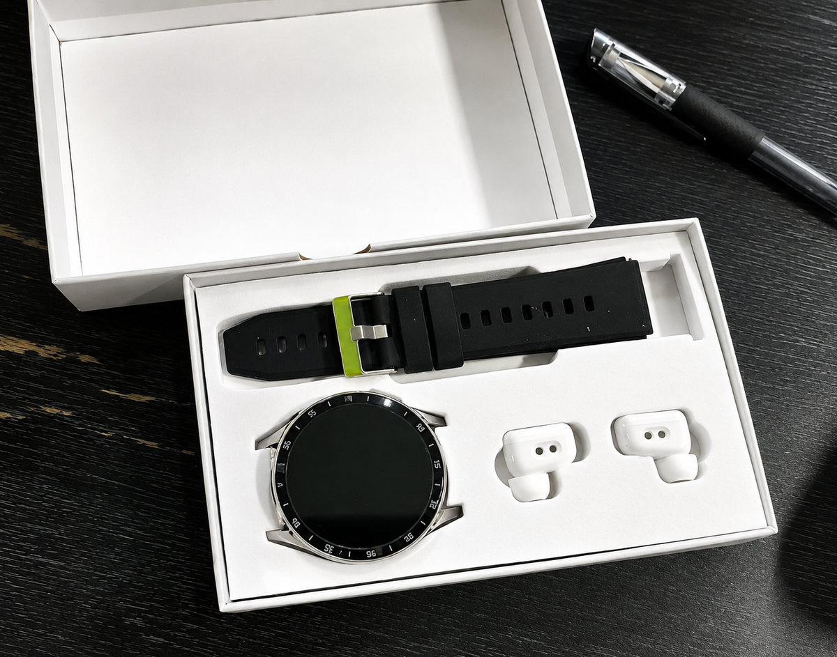 EchoWrist | Integratie van eersteklas oordopjes met een robuuste smartwatch voor gezondheidsmonitoring