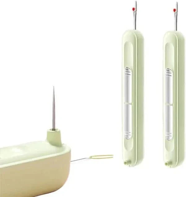 2-in-1 naai gereedschap – Praktische naaldinrijger en draadknipper (x2)