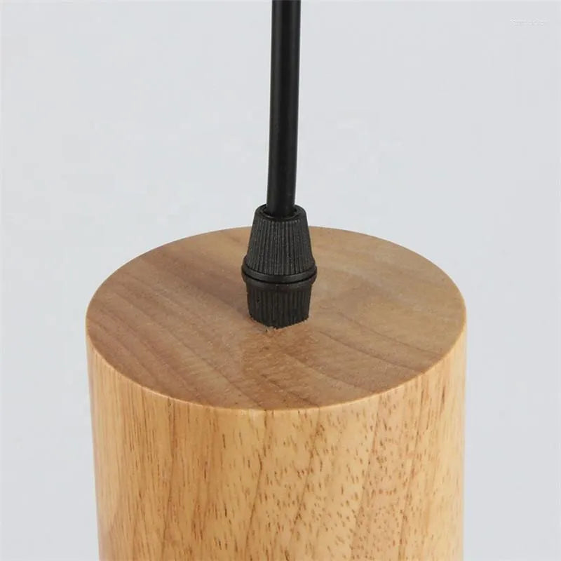 Metaal Houten Hanglamp | Modern Industrieel Ontwerp