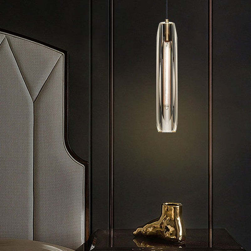 Juni Messing Designer Glazen Hanglamp Rookkleurig