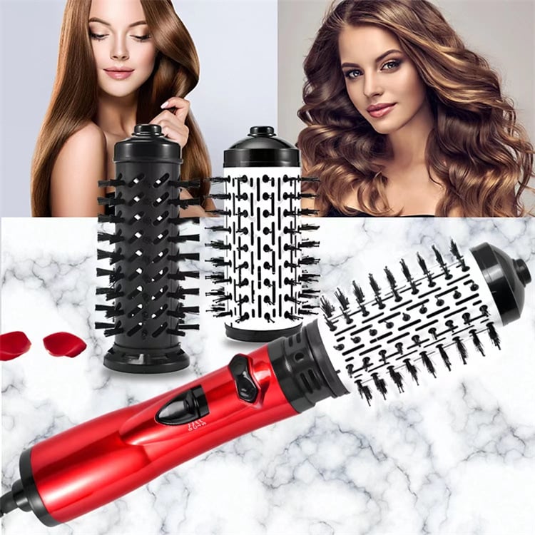 3-in-1 Rotating Hot Air-Hairstyler en Föhn