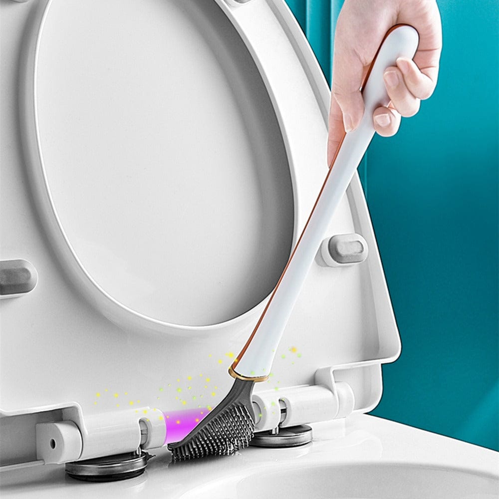 Moderne flexibele siliconen toiletborstel