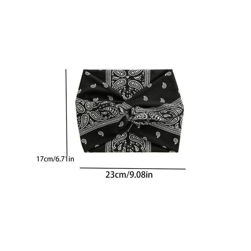 Brehn | Vintage-stijl Brede Batik-Haarband