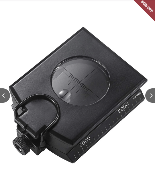 Multifunctionele Militaire Richtkompas met Clinometer