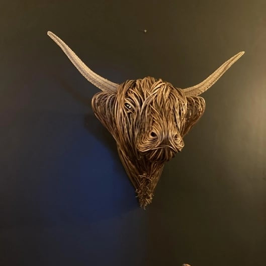 Koe Wand Sculptuur – Bowie