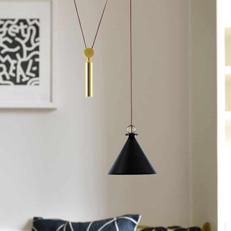 Hoogte Verstelbare Hanglamp met Katrol Eén Licht Moderne Hanglamp voor Keuken Gang