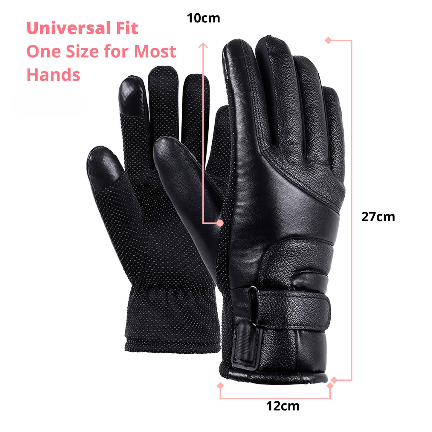 Verwarmde Handschoenen voor Vrouwen VK – Dames Thermische Waterdichte Winterhandschoenen met Touchscreen & USB Oplaadbaar Warm Ontwerp