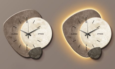 Minimalistische Wanduhr in Scandinavisch Design - NordiqTime