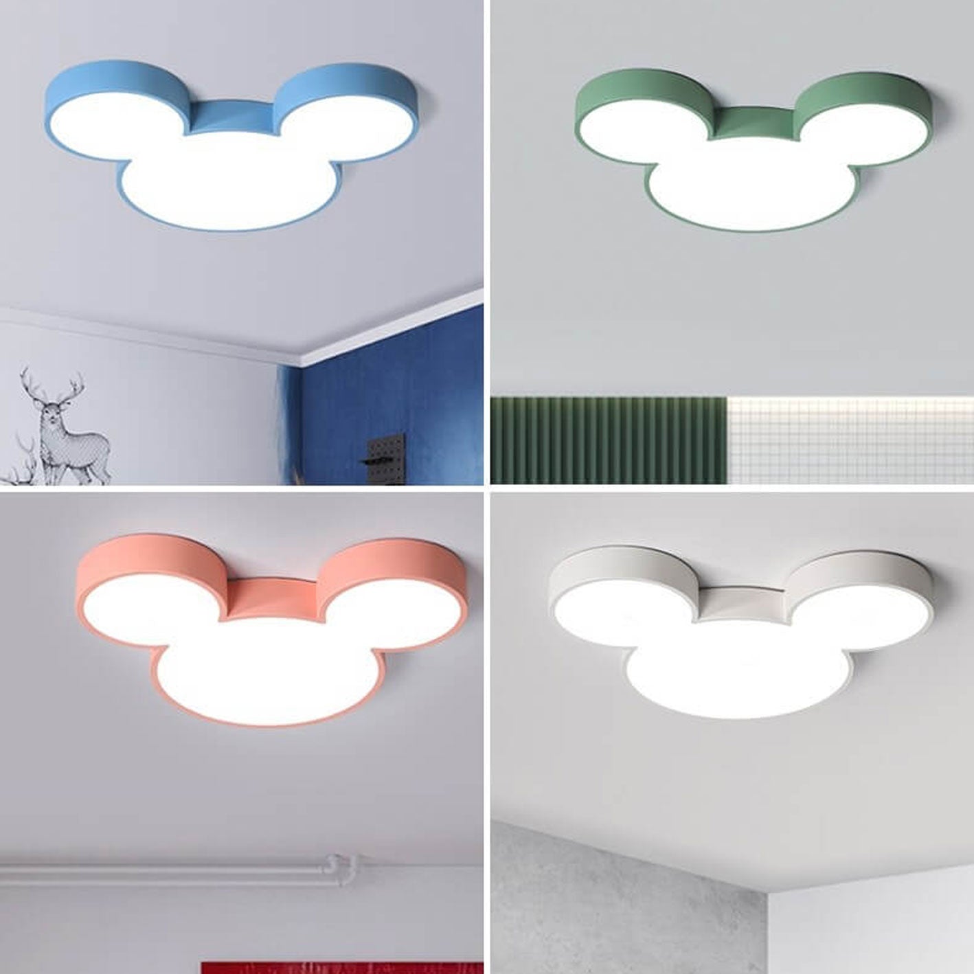 Cartoon LED Plafondlamp | Slank Kinderontwerp