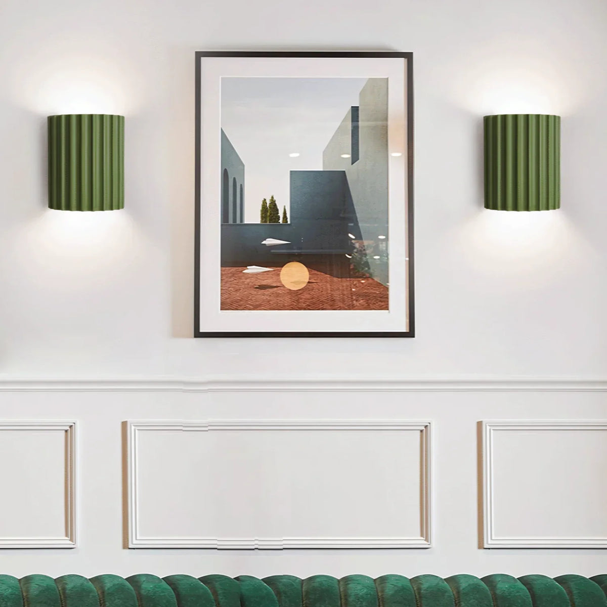 Nordic Resin Clarity Minimalistische Wandlamp