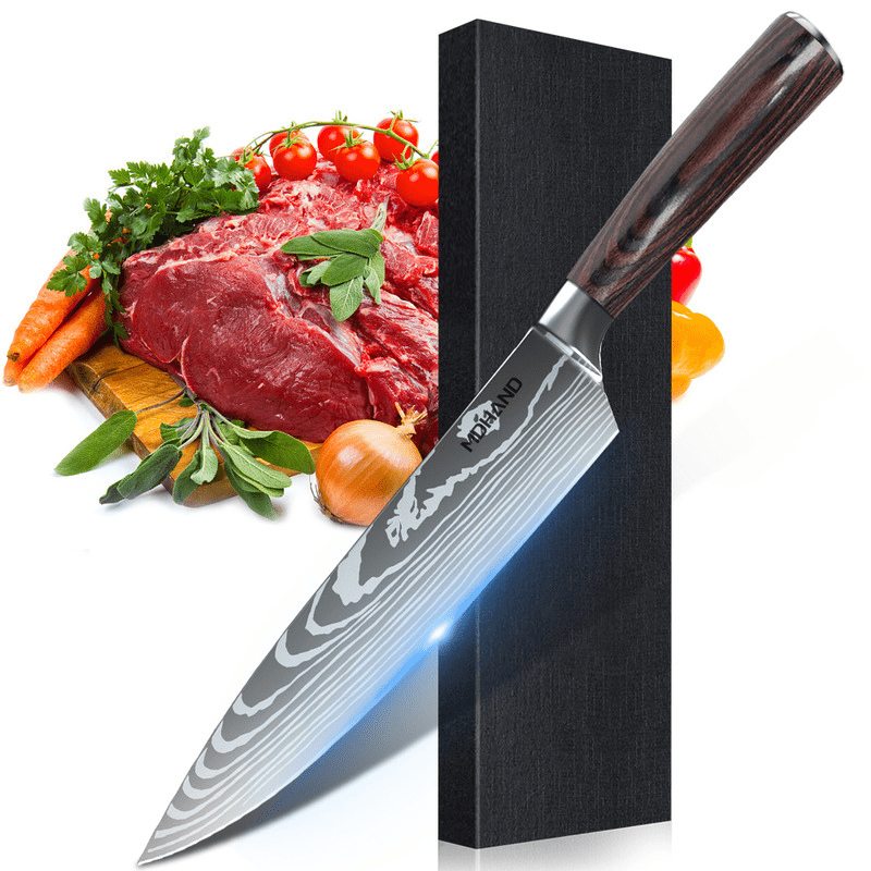 Set van professionele kwaliteit chef-koks messen met elegant design
