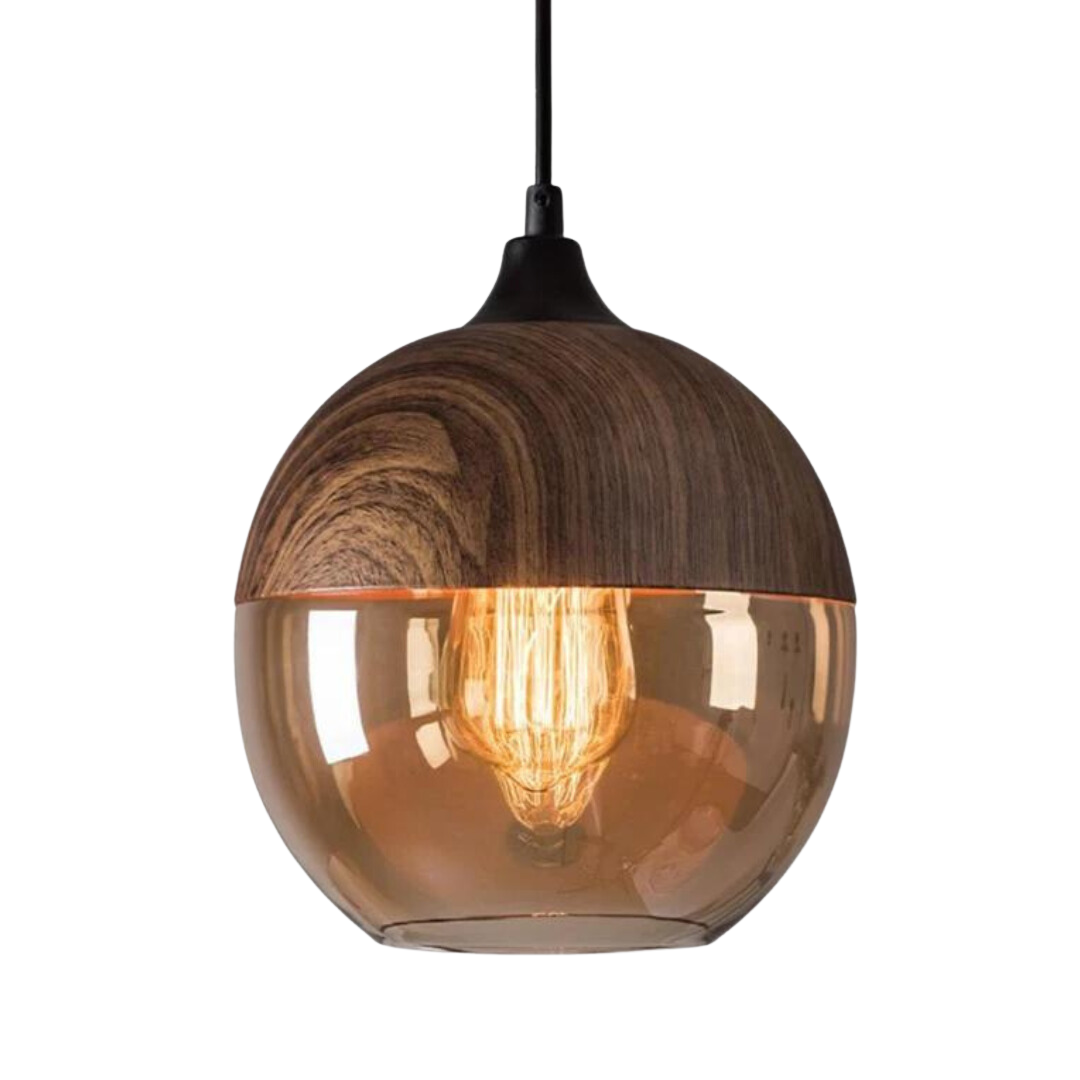 Arven Scandinavische Houten Hanglamp – Tijdloos Noordisch Design met Warme Gloed