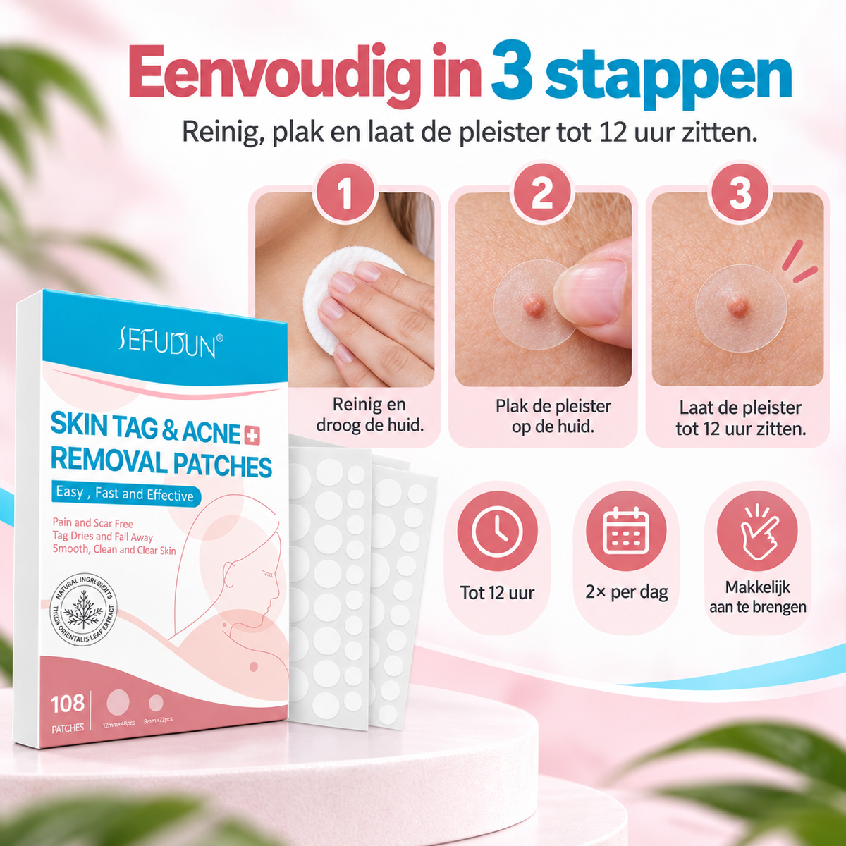 Huidpleister - Verwijder moedervlekken en wratten op een natuurlijke manier!