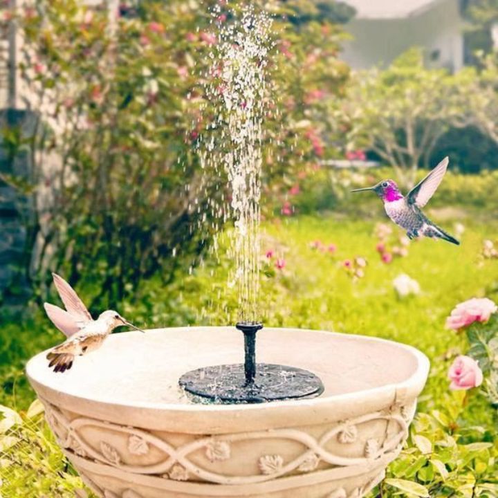 SunSpring™ | Zonne-energie Aangedreven Drijvende Tuinfontein