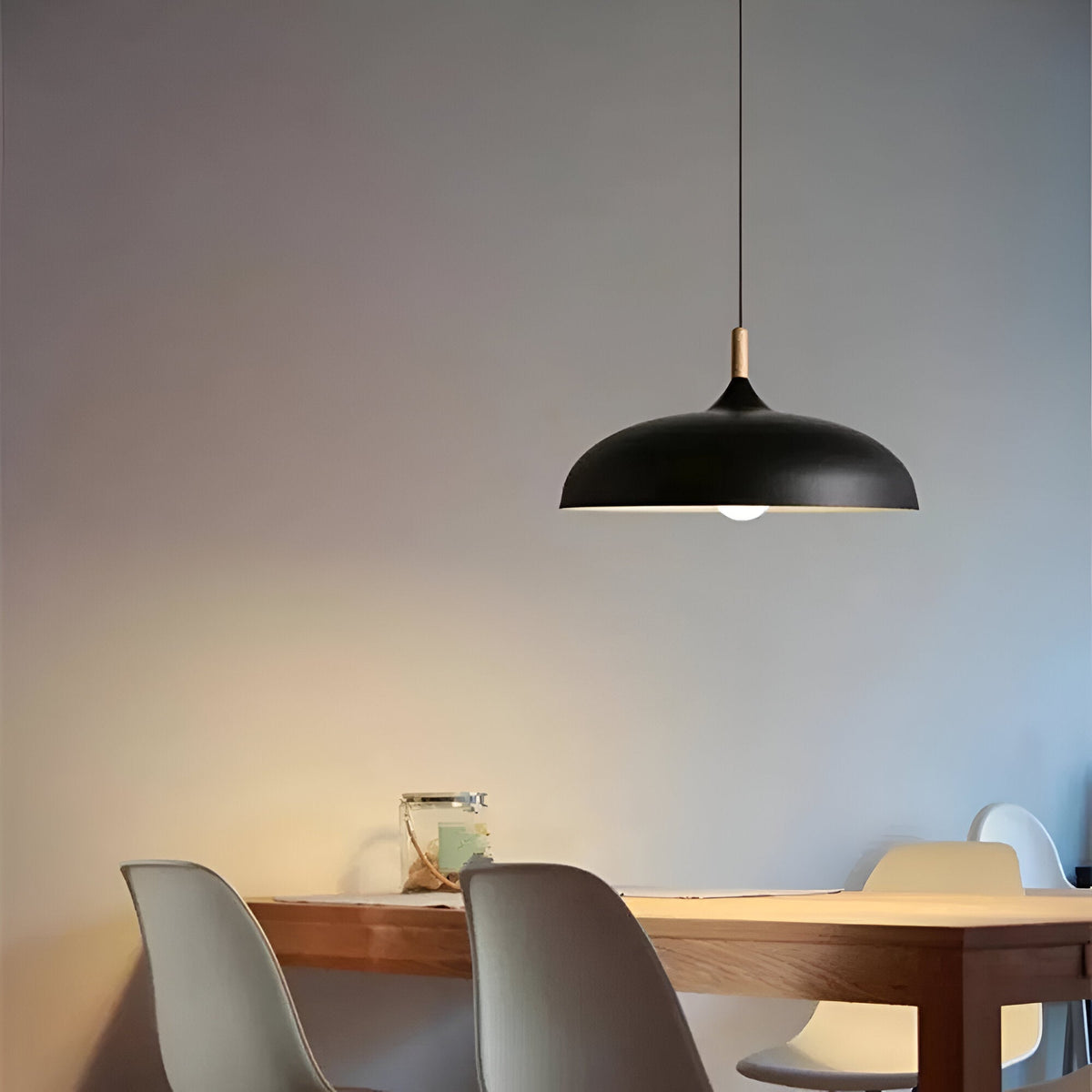 Noordse Stijl Houten IJzeren Kunst Hanglamp