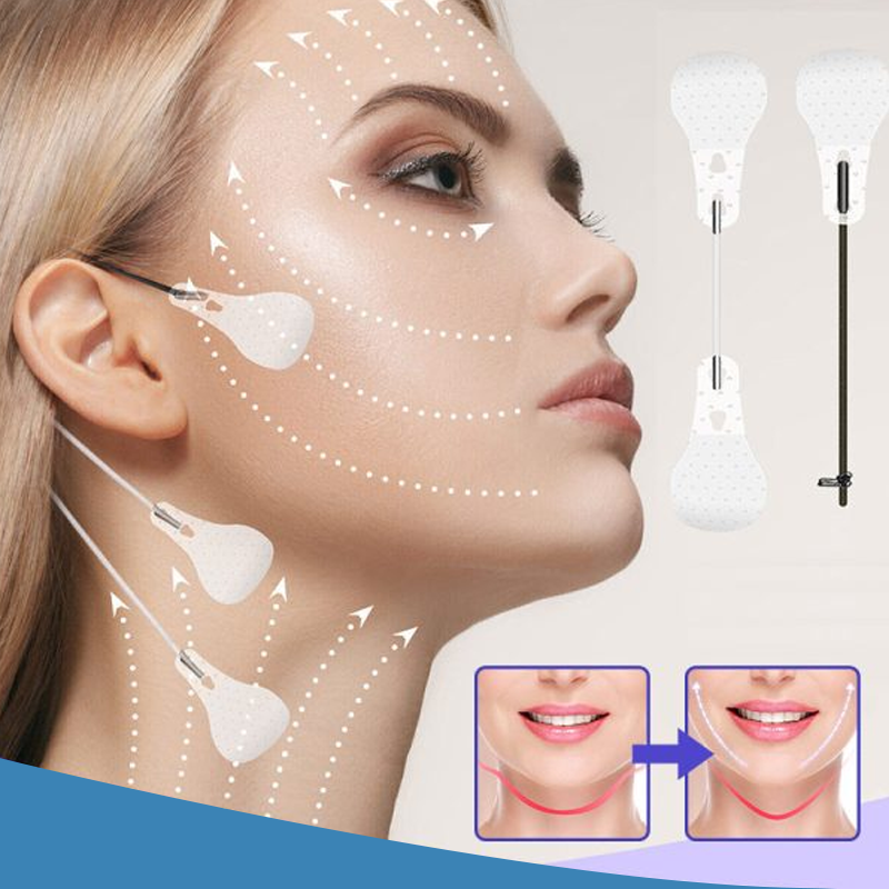 Onzichtbare Facelift-Patches | 120 stuks voorraadverpakking | Ultra-dunne 0,02mm hechtingstechnologie | Waterdicht & Hypoallergeen | Mechanisch V-vormig liften | Transparant