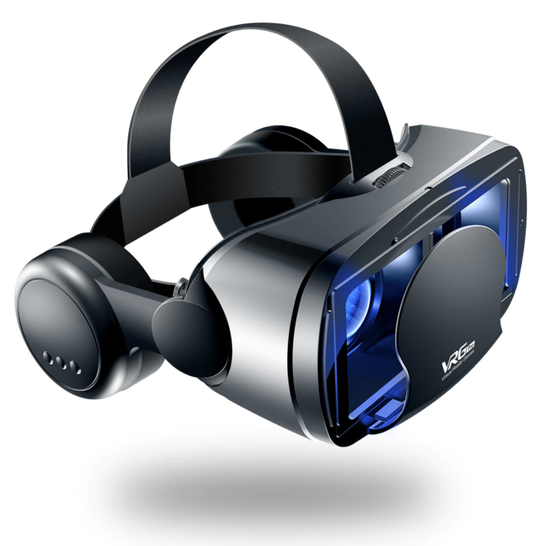 Lunero Reality PRO+ | Smart VR Bril met Geïntegreerde Headset voor iPhone & Android