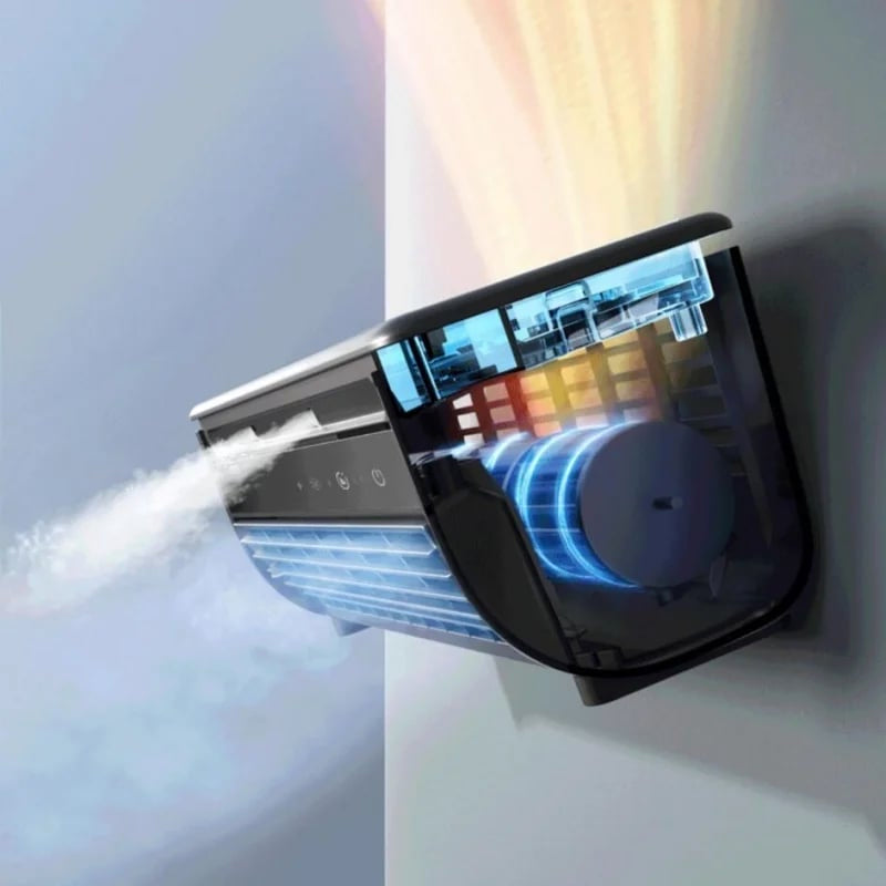 AirWave – Draagbare Oplaadbare Airconditioner met 12 Uur Batterijduur