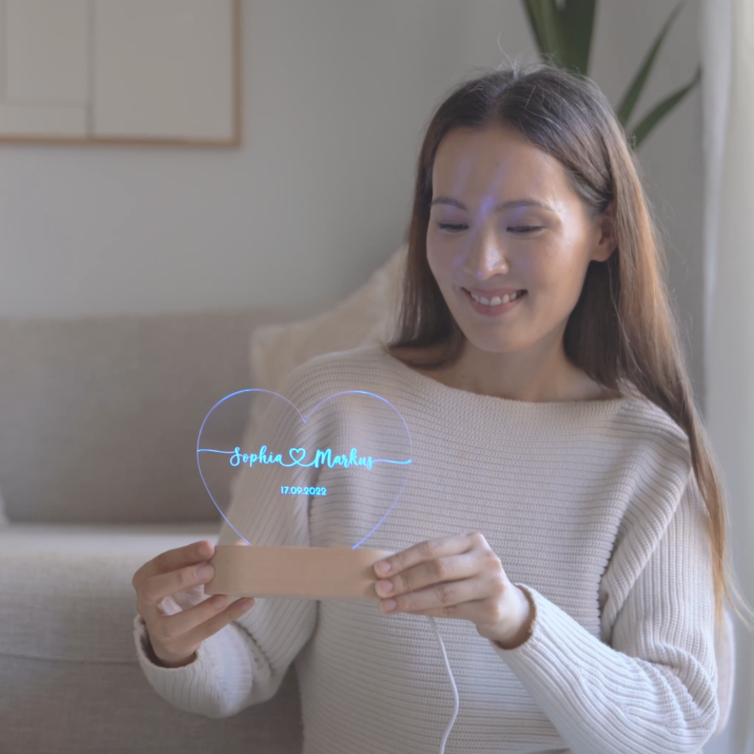 HeartBond | Verrijk je kamer met een nachtlamp vol herinneringen