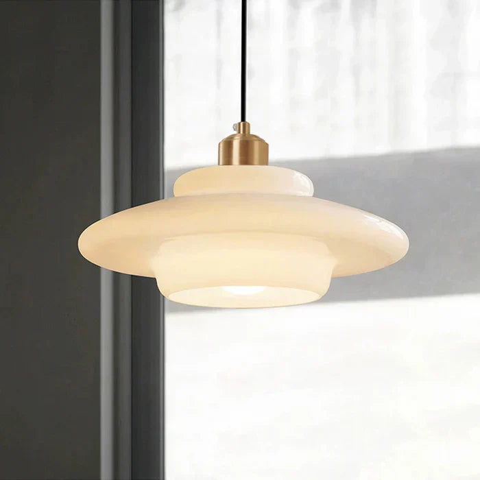 Hanglamp van Mat Wit Glas