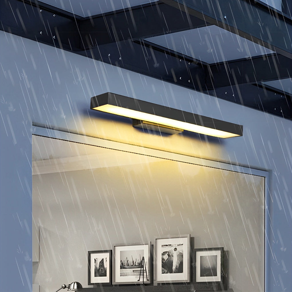Moderne LED Wandlamp met Bewegingssensor en Zwarte Behuizing