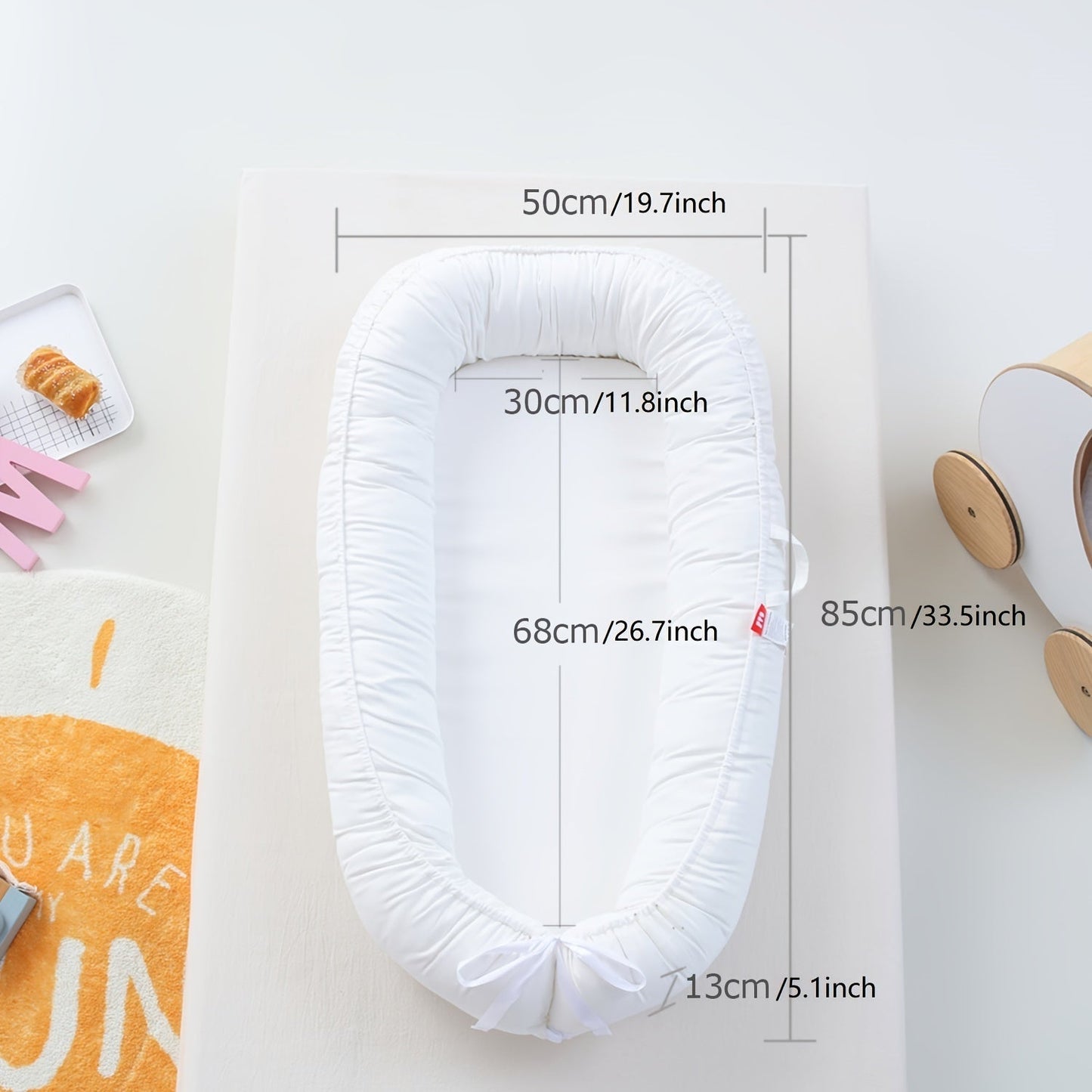 Zachte Droom Baby Lounger - Comfort en Bescherming voor uw Kleintje
