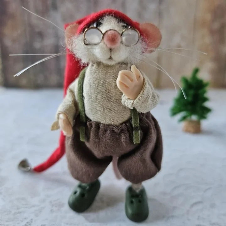WhiskerWool™ – Handgemaakte, naaldvilt muis