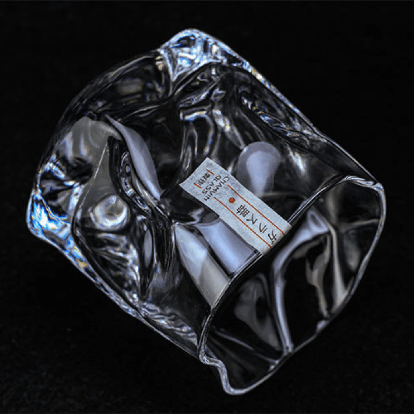 Astra Kiriko Crumple Whiskyglas Door Edo Craft Artisan