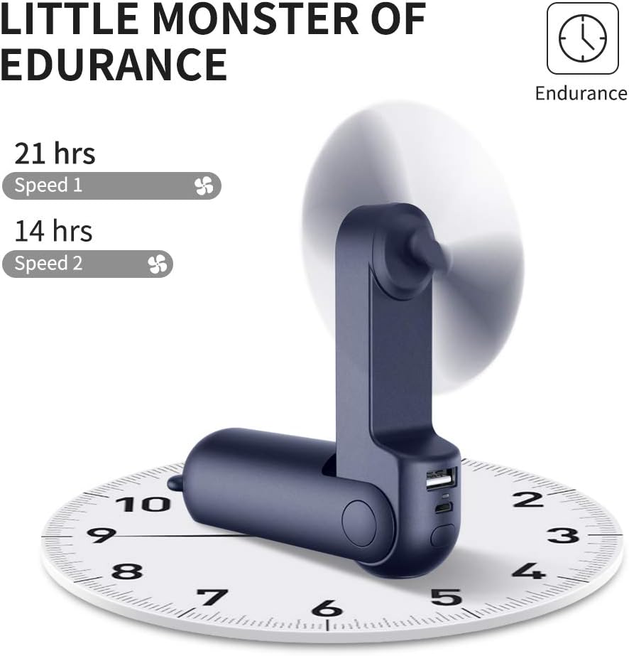 Handventilator | Ventilator met USB & Zaklamp | LuchtBuddy