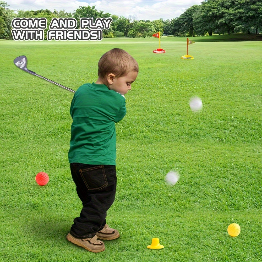 Kinderen Golfset voor Kinderen - Verstelbare Clubs en Doelen voor Eindeloos Speelplezier