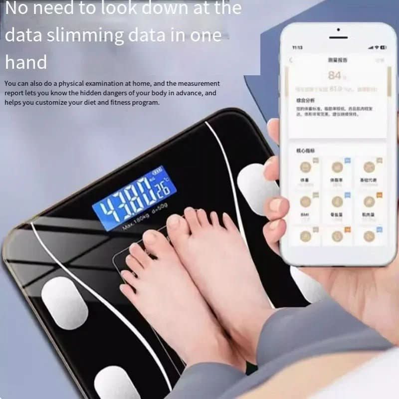 Fitscale – Intelligente lichaamsanalyseweegschaal met app-verbinding