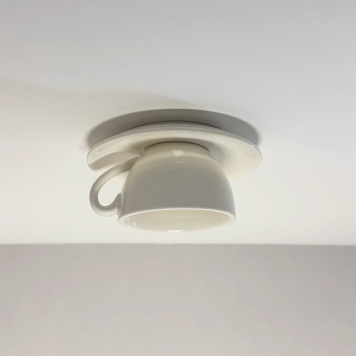 Aria Moderne Koffiekoppen Keramische Flush Plafondverlichting