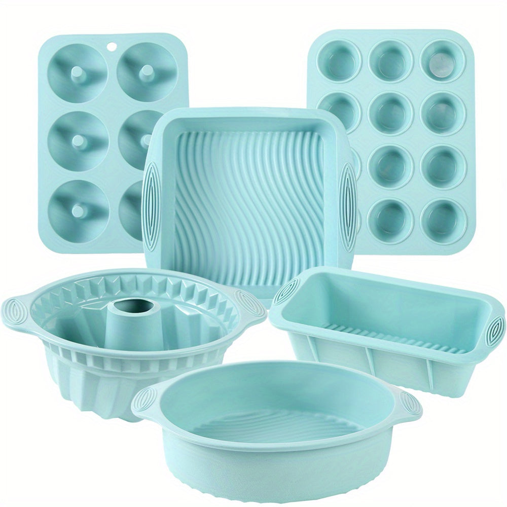 Complete Silicone Bakvorm Set – Flexibel, Duurzaam en Gemakkelijk in Gebruik