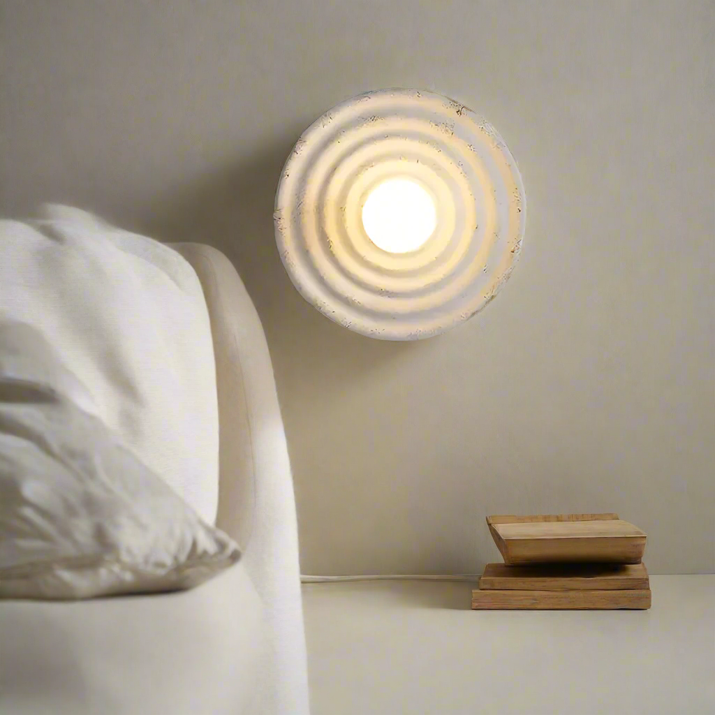 Wabi-Sabi Hars Ronde Cirkel Wandlamp