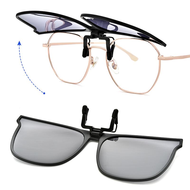 Nieuwe gepolariseerde Clip-On Flip-Up Zonnebril