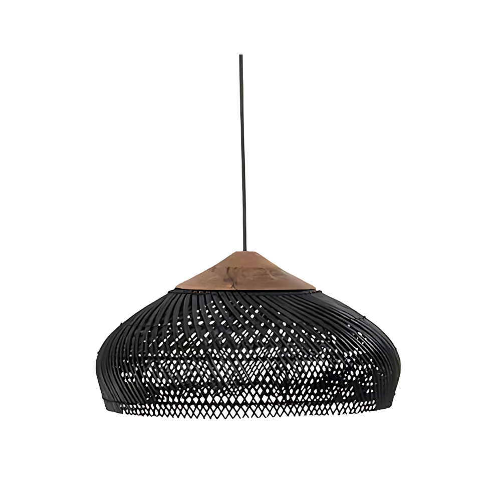 Geweven Koepel Bohemian Rattan Hanglamp