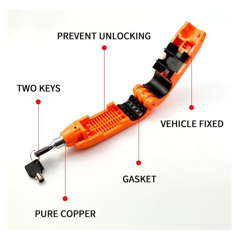 1+1 GRATIS | CapsLock Motorhandgreepslot | Effectief Stuurslot | Diefstalbeveiliging voor Scooters & Motoren