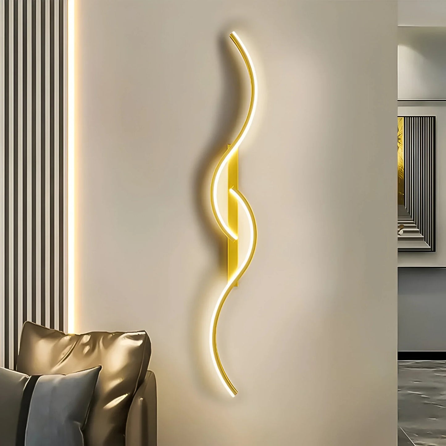Moderne Gebogen Wandlamp voor Binnenhuisverlichting